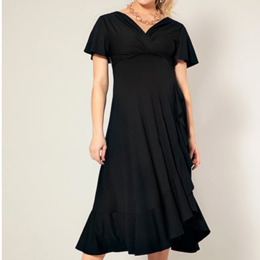 Tiffany Rose WATERFALL MIDI MATERNITY DRESS